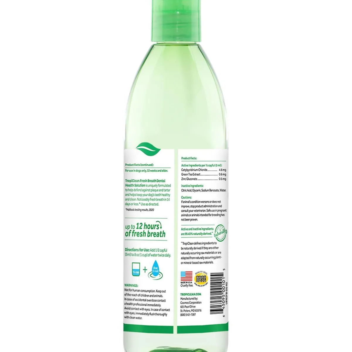 Ryan's Pet Supplies Tropiclean Dental Health Water Additive For Dogs (16oz)