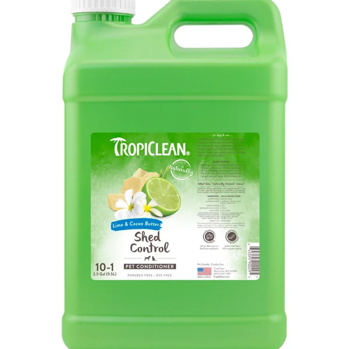 Ryan's Pet Supplies Tropiclean Deshedding Lime & Cocoa Butter Conditioner