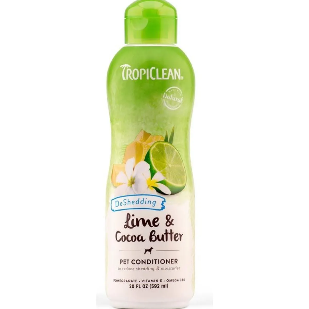 Ryan's Pet Supplies Tropiclean Deshedding Lime & Cocoa Butter Conditioner