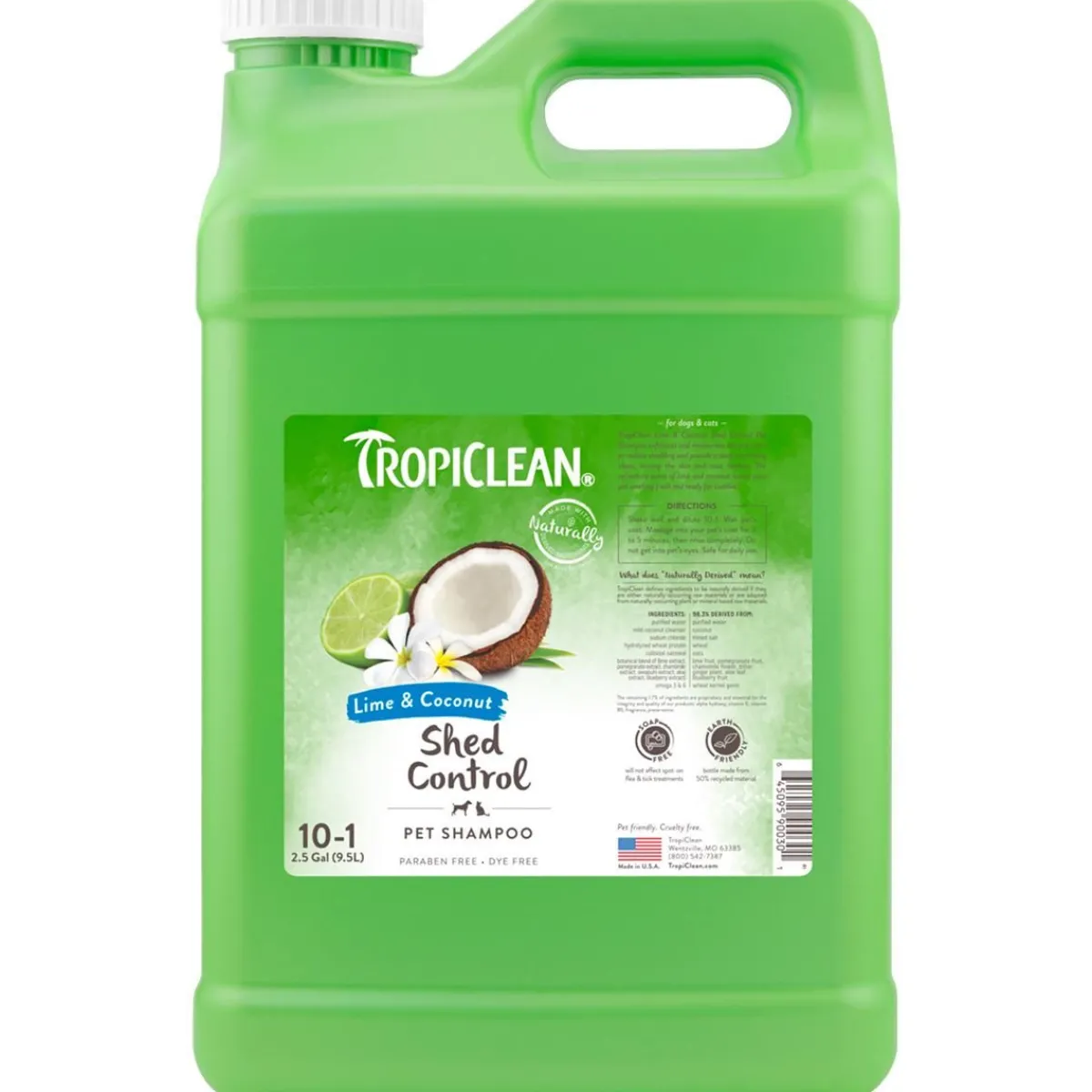 Ryan's Pet Supplies Tropiclean Deshedding Lime & Coconut Shampoo