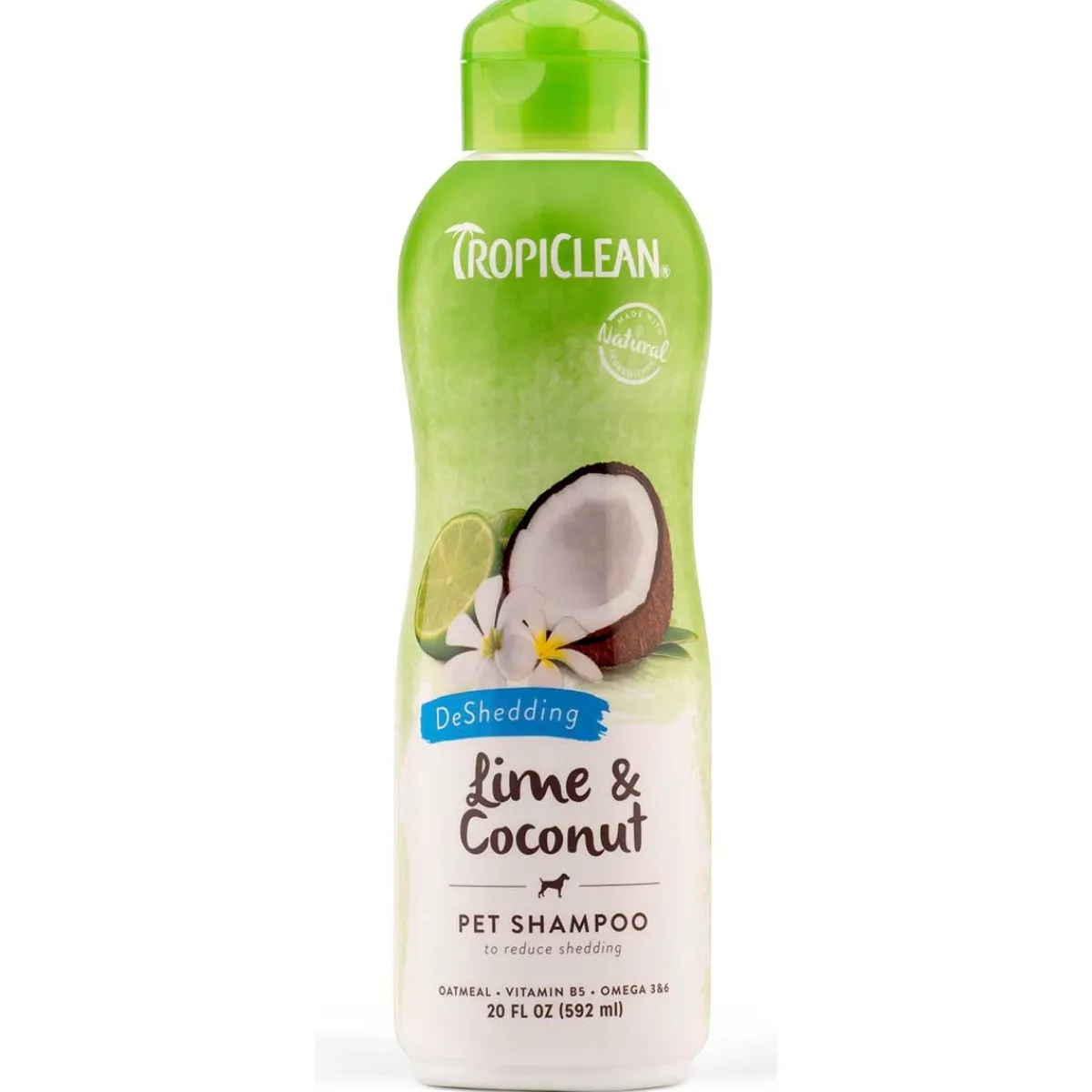 tropiclean_deshedding_lime_amp_coconut_shampoo_3.webp Ryan's Pet Supplies Tropiclean Deshedding Lime & Coconut Shampoo