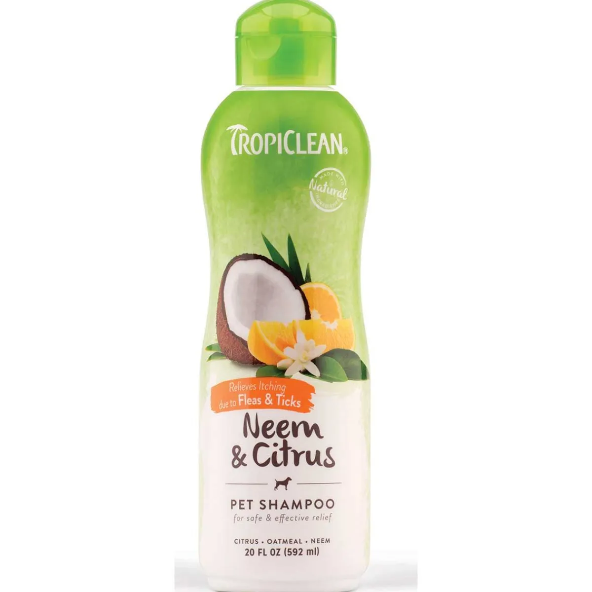 Ryan's Pet Supplies Tropiclean Flea & Tick Neem & Citrus Pet Shampoo 5:1