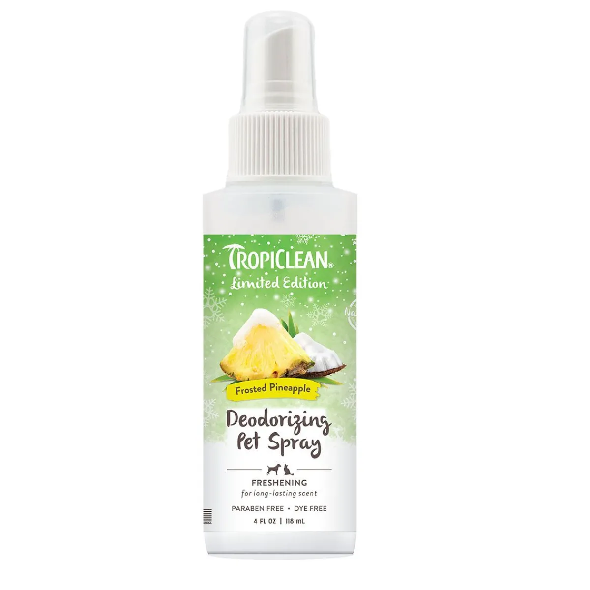 Ryan's Pet Supplies TropiClean Limited Edition Frosted Pineapple Spray - 4oz
