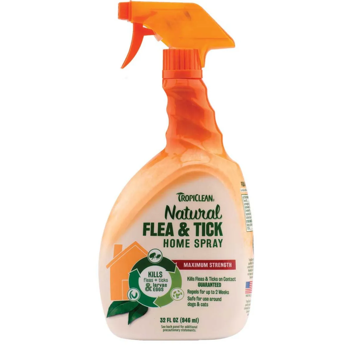 Ryan's Pet Supplies Tropiclean Natural Flea & Tick Spray For Home - 32 oz