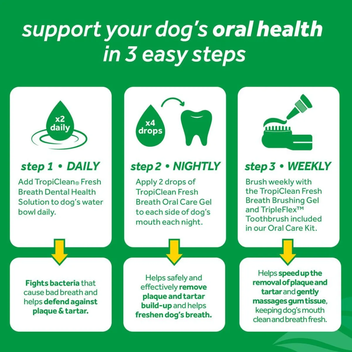 Ryan's Pet Supplies Tropiclean Oral Care Clean Teeth Gel For Puppies (2oz)