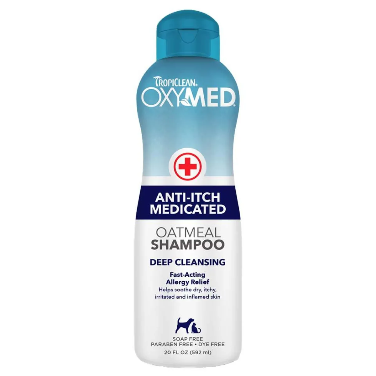 Ryan's Pet Supplies Tropiclean OxyMed Medicated Oatmeal Shampoo 10:1