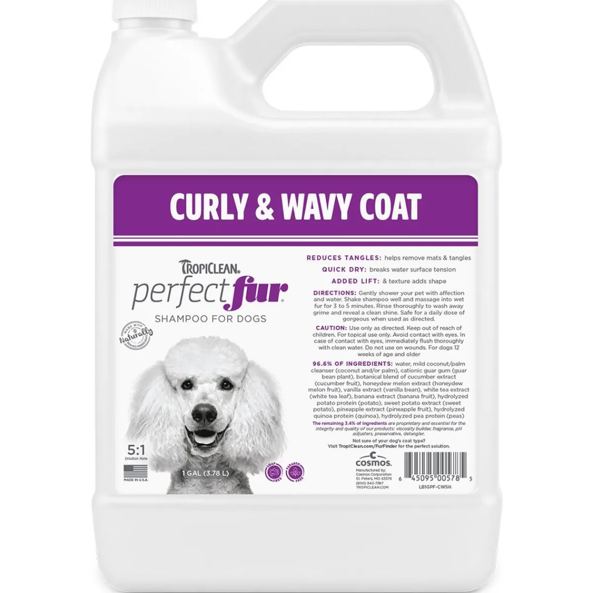 Ryan's Pet Supplies TropiClean PerfectFur Gallon