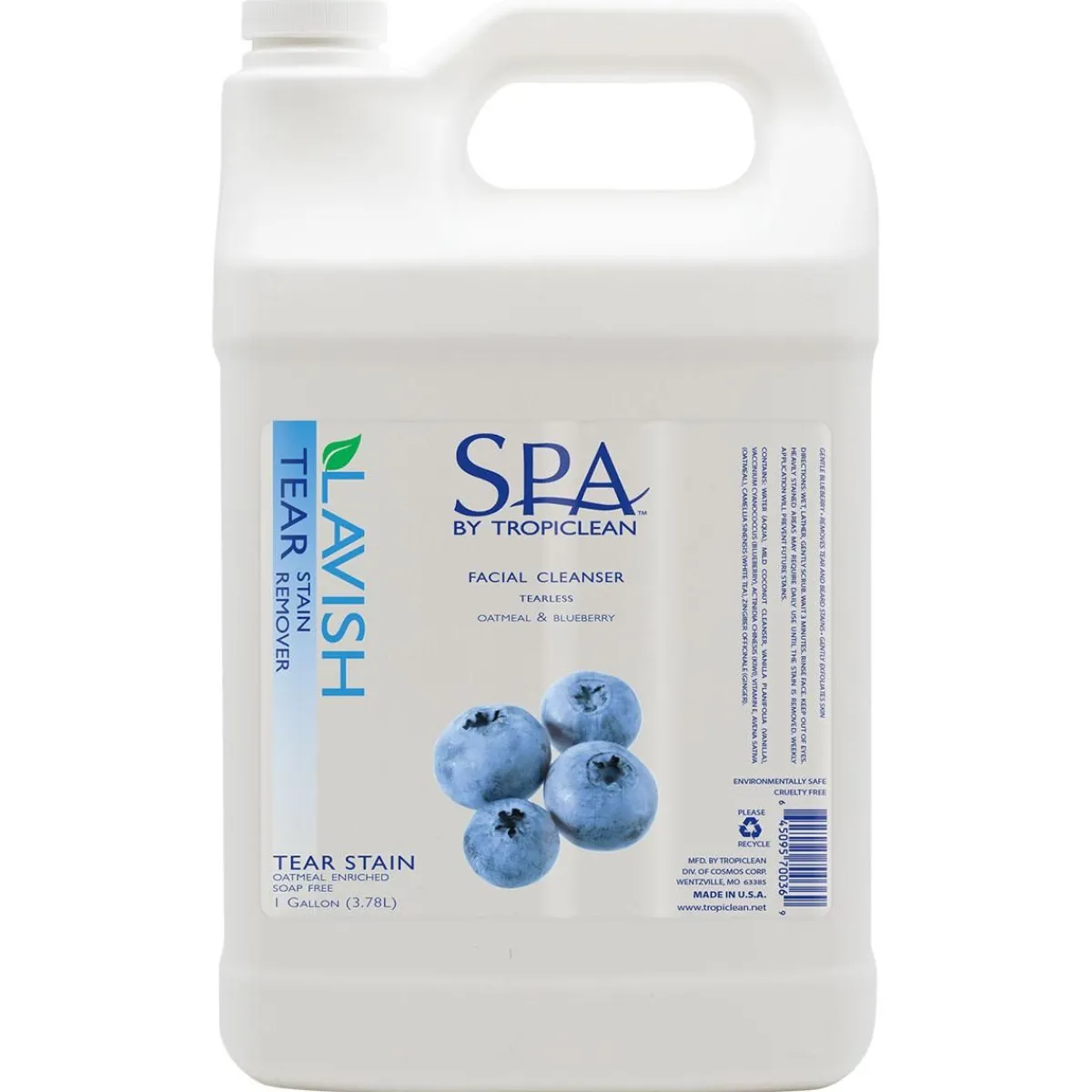 Ryan's Pet Supplies Tropiclean Spa Fresh Facial Scrub/Tear Stain Remover 10:1