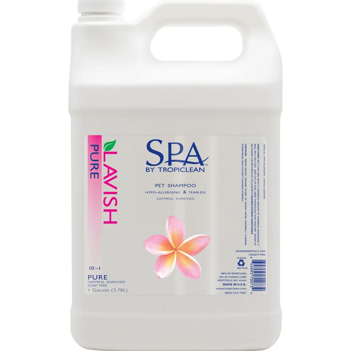Ryan's Pet Supplies Tropiclean Spa Pure Shampoo 1:1