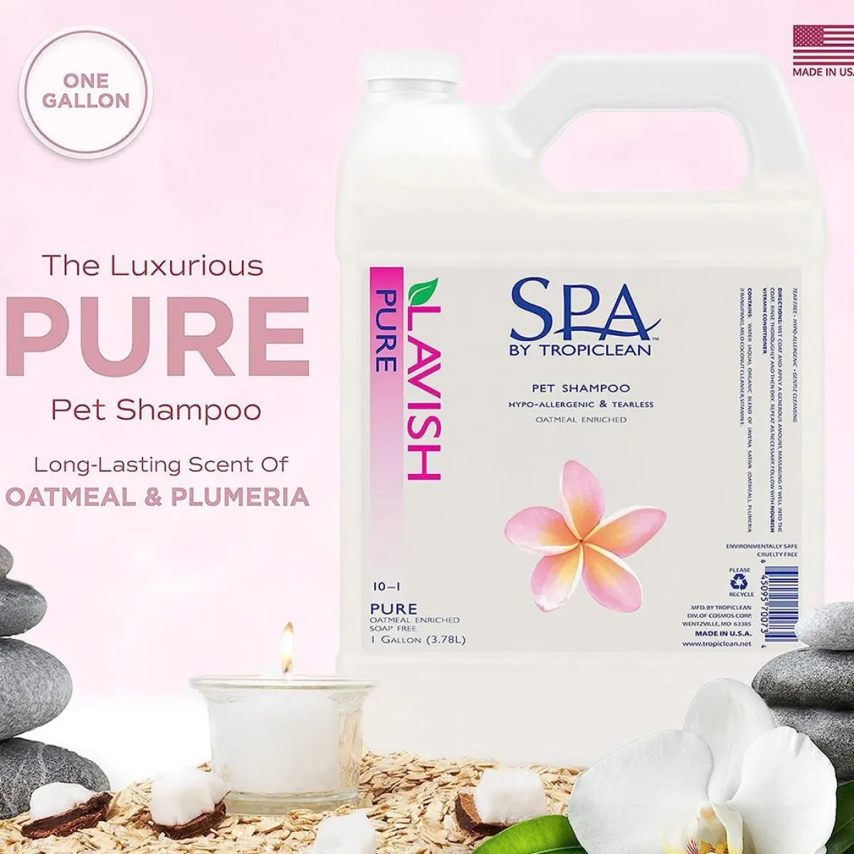 tropiclean_spa_pure_shampoo__2.webp Ryan's Pet Supplies Tropiclean Spa Pure Shampoo 1:1