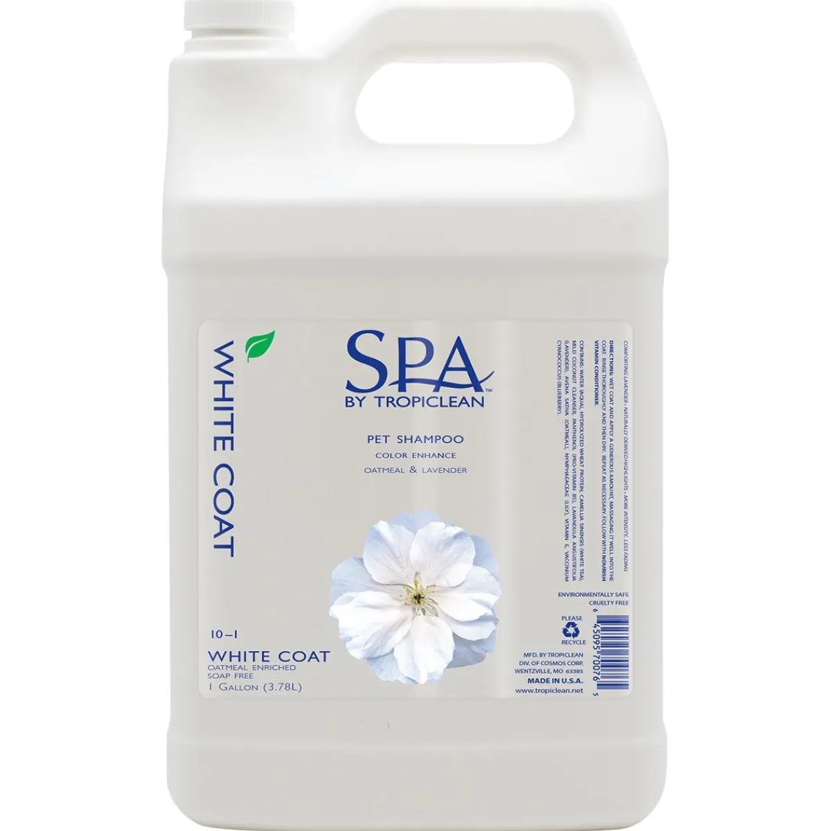 Ryan's Pet Supplies Tropiclean Spa White Coat Pet Shampoo 10:1