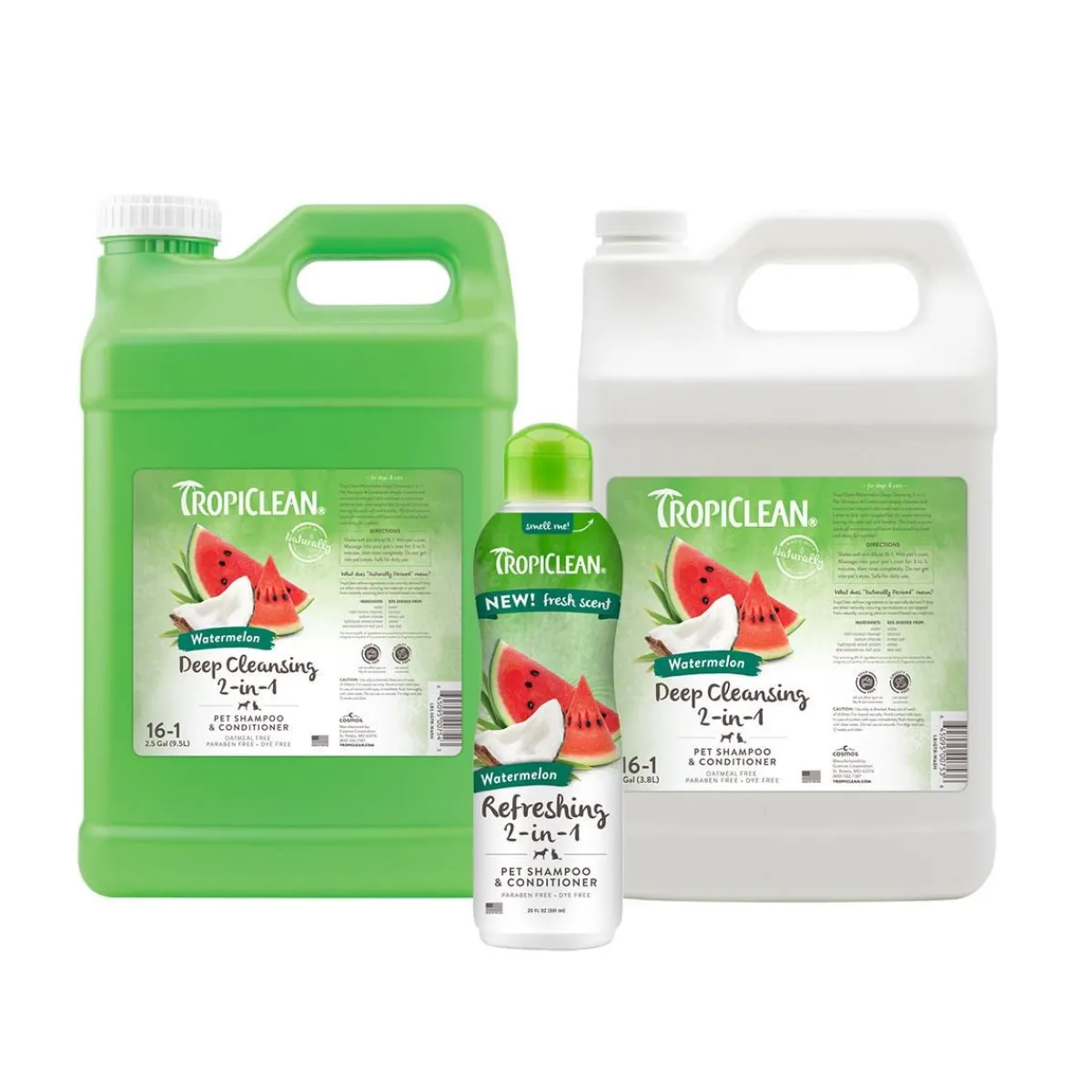 Ryan's Pet Supplies TropiClean Watermelon Deep Cleansing 2-in-1 Shampoo and Conditioner