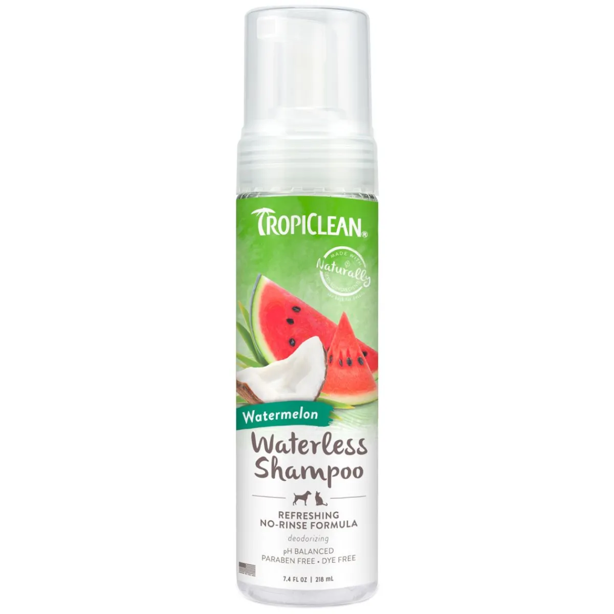 Ryan's Pet Supplies TropiClean Watermelon Waterless Shampoo - 7.4 oz