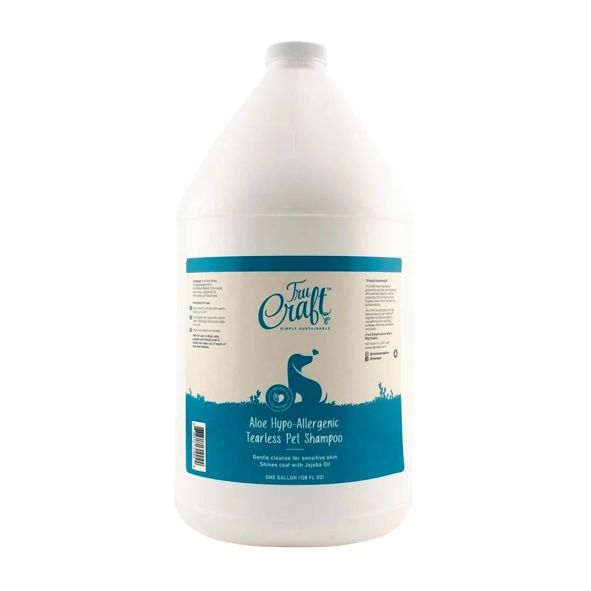 trucraft_aloe_hypoallergenic_nourishing_pet_shampoo__2.webp Ryan's Pet Supplies TruCraft Aloe Hypo-Allergenic Nourishing Pet Shampoo 24:1
