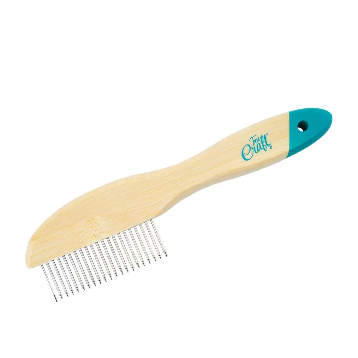 Ryan's Pet Supplies TruCraft Bamboo Handle Comb 21 Pins