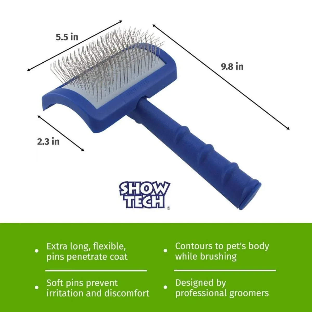 tuffer_than_tangles_slicker_brush_soft_pin_medium_1.webp Ryan's Pet Supplies Tuffer Than Tangles Slicker Brush (Soft Pin Medium)