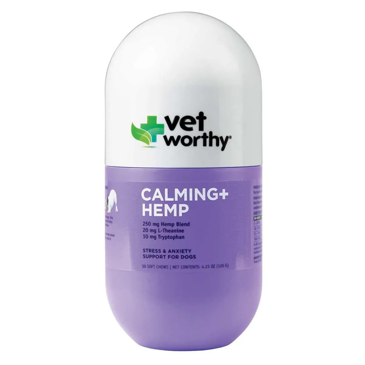 Ryan's Pet Supplies Vet Worthy Calming Aid Hemp Soft Chew 30 Count