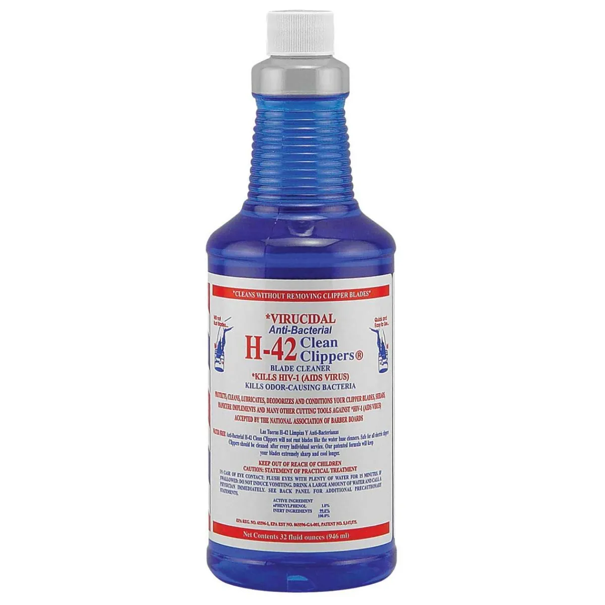 Ryan's Pet Supplies Virucidal Anti-Bacterial H-42 Clean Clippers - 32oz Jug