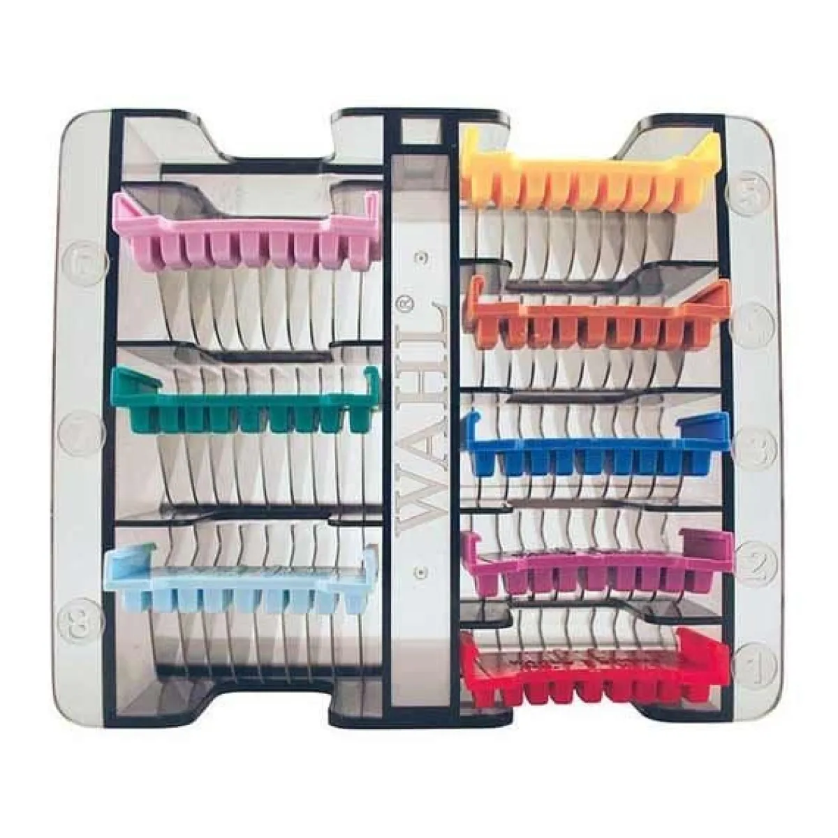 Ryan's Pet Supplies Wahl 5 in 1 Blade Stainless Steel Guide Comb 8-Piece Kit
