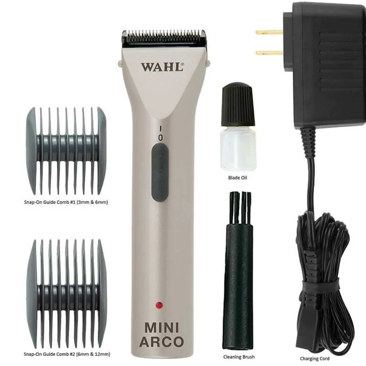 Ryan's Pet Supplies Wahl MiniArco Pet Trimmer - Cord/Cordless with Fixed Blade