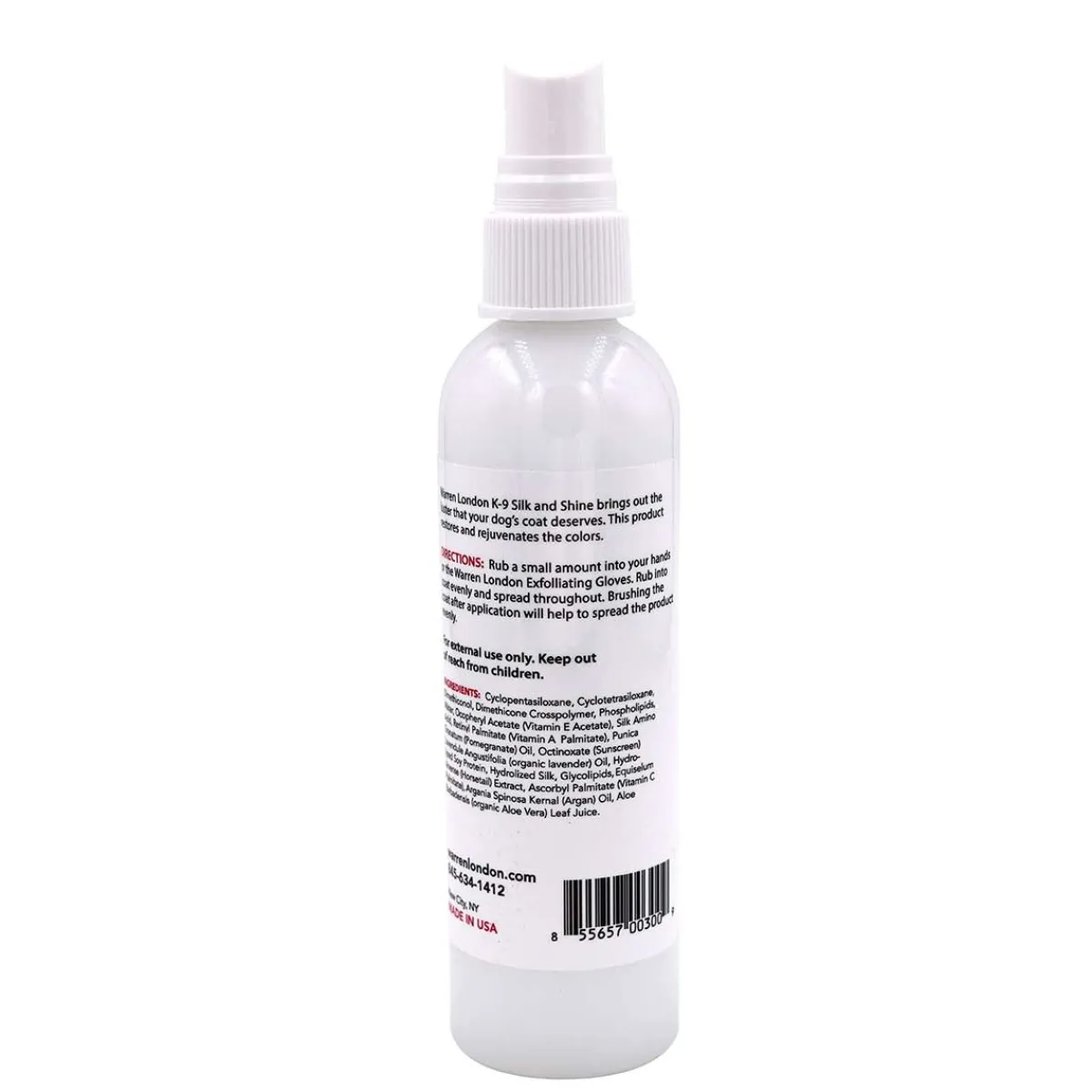 Ryan's Pet Supplies Warren London K-9 Silk & Shine Spray 4 oz