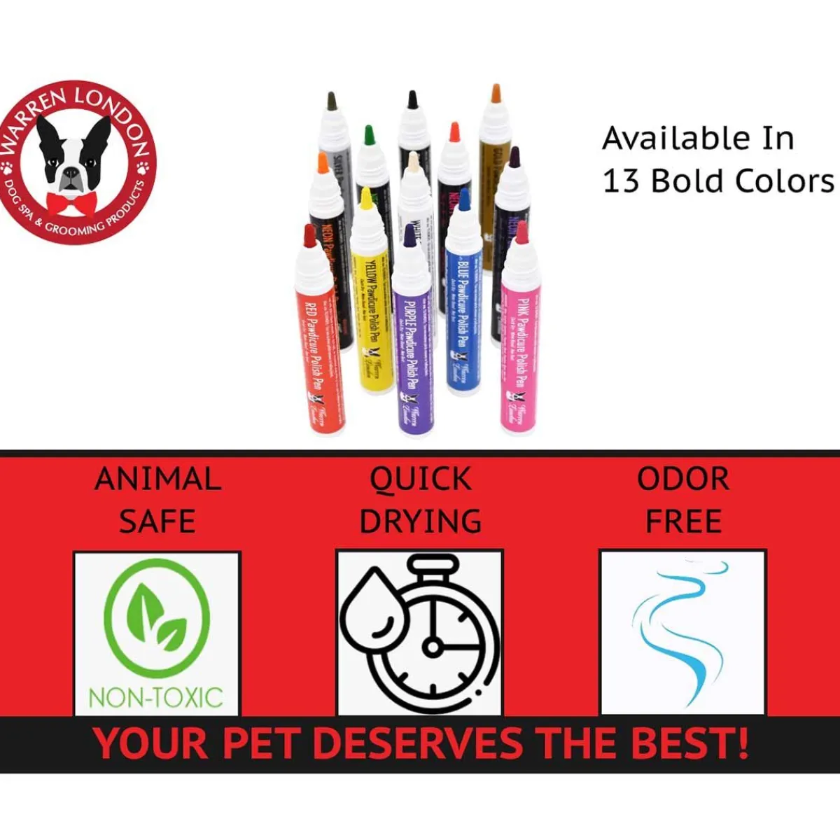 Ryan's Pet Supplies Warren London Pawdicure Polish Pens All 13 Colors