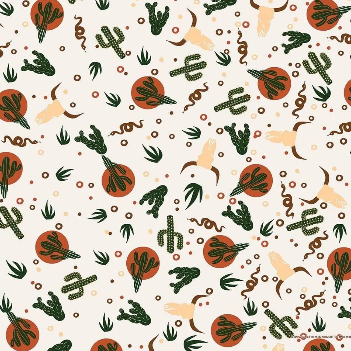 Ryan's Pet Supplies Wild West Decorative Dog Bandana 21.5'' x 21.5''