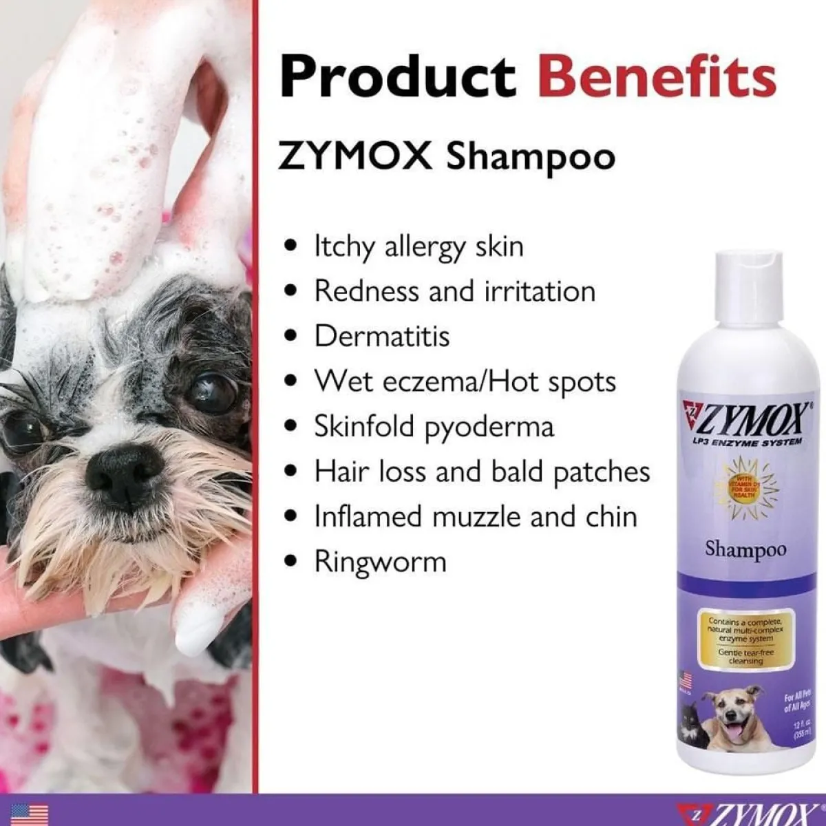 zymox_advanced_enzymatic_shampoo_3.webp Ryan's Pet Supplies Zymox Advanced Enzymatic Shampoo