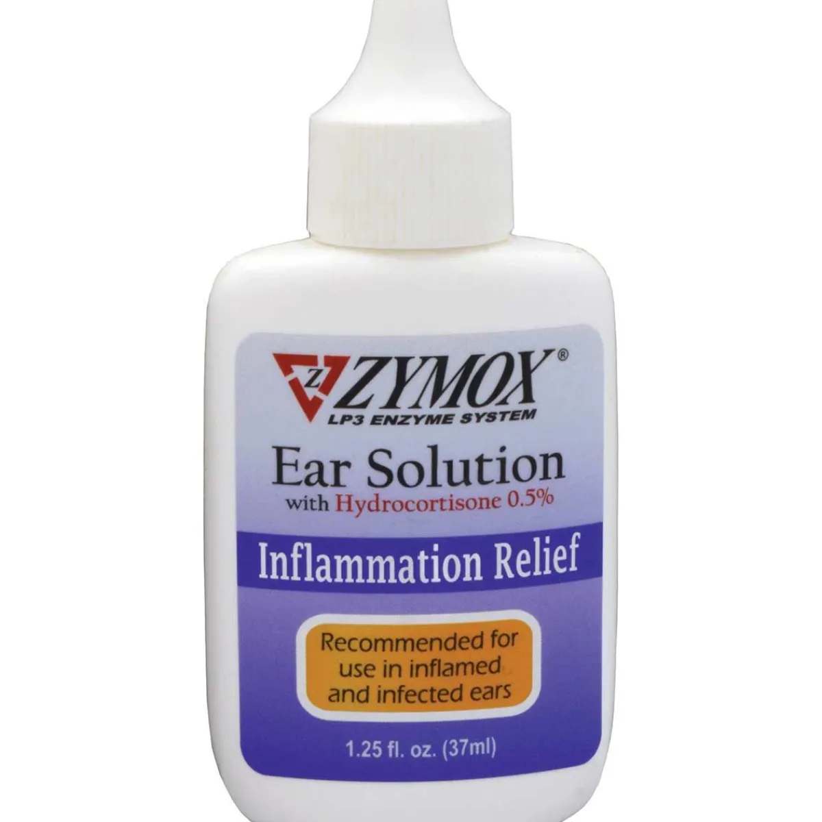 Ryan's Pet Supplies Zymox Enzymatic Ear Solution With HC 0.5% 1.25 oz
