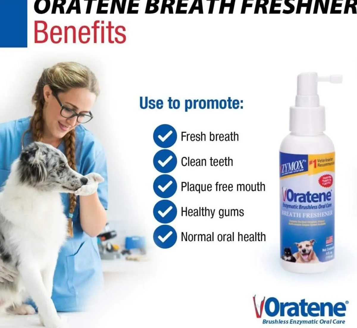Ryan's Pet Supplies Zymox Oratene Pet Breath Freshener - 4 oz