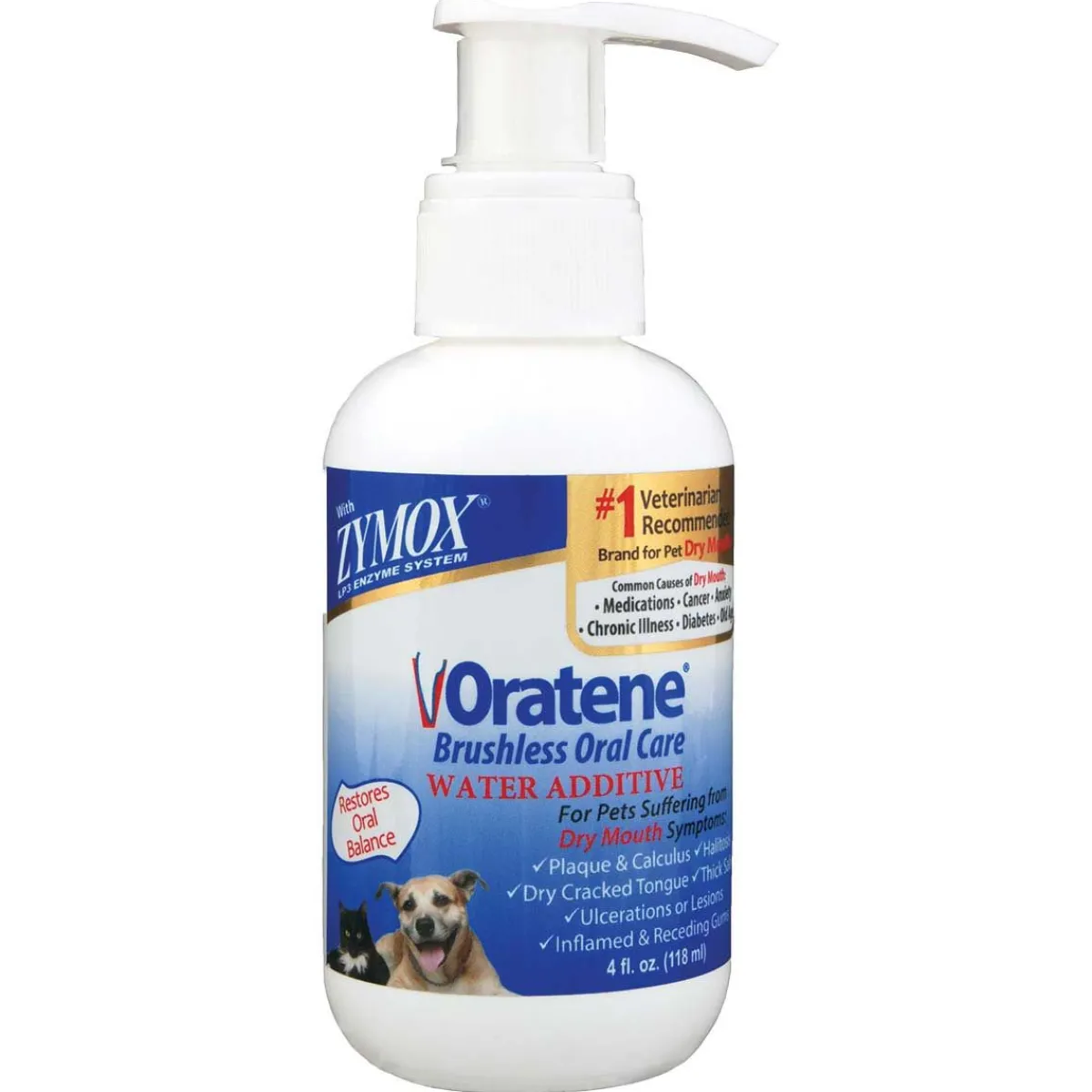 Ryan's Pet Supplies Zymox Oratene Pet Oral Care Water Additive - 4 oz